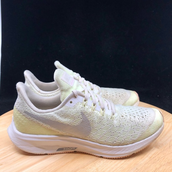 Nike Kid's Air Zoom Pegasus 35 (GS) Volt/White/Grey Sz 4.5Y AH3481-100 - Picture 5 of 10